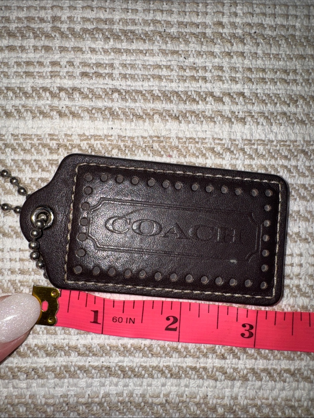 Coach Large Hang Tag